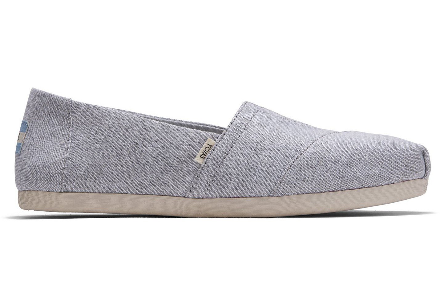 Toms Alpargata Slub Chambray Espadrille Grey - Womens - 84319-KOIS